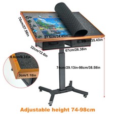 Puzzle Table Adjustable Height