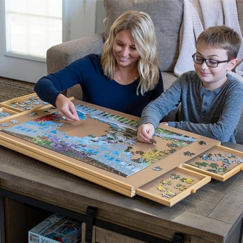 1000pcs foldable puzzle board - puzzle,