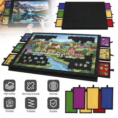 Felt puzzle platform tilting - felt,