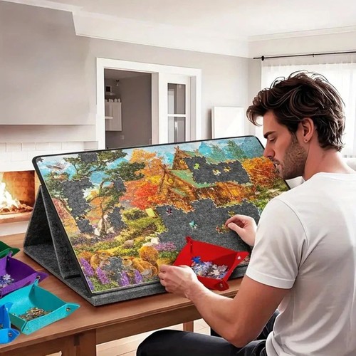 1000pcs tilting puzzle board - tilting,