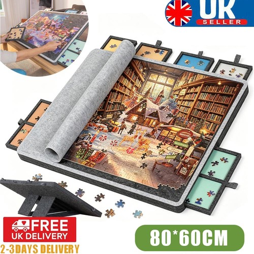 Jigsaw puzzle board tilting - board,