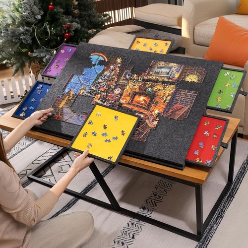 1000pcs tilting puzzle - tilting, board