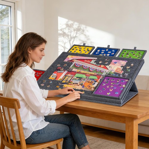 1000pcs tilting puzzle board - 1000pcs,